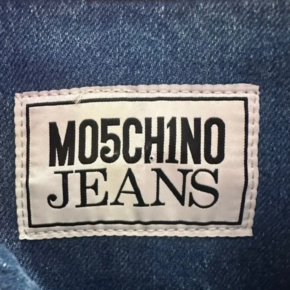 Moschino - Graphic Print Denim Cotton Jacket - Picture 2 of 11